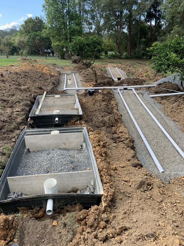 Reed Bed Absorption Septic System